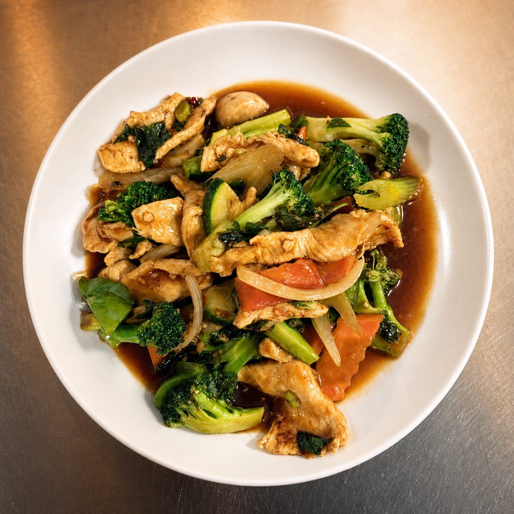 Thai Basil Chicken/Beef/Shrimp.