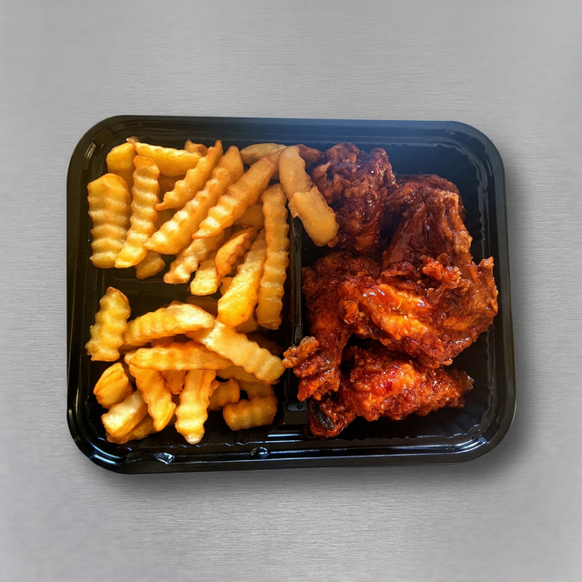 French Fries + 4 pcs Full Wing.